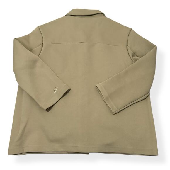 Nike Tech Fleece Shacket Jacket Men’s Size Large Olive Green FZ7566-276 $200 - Picture 7 of 10